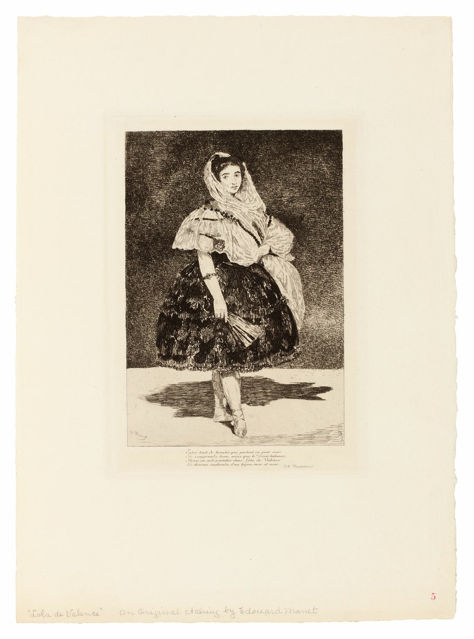 Lola de Valencia autorstwa Édouard Manet