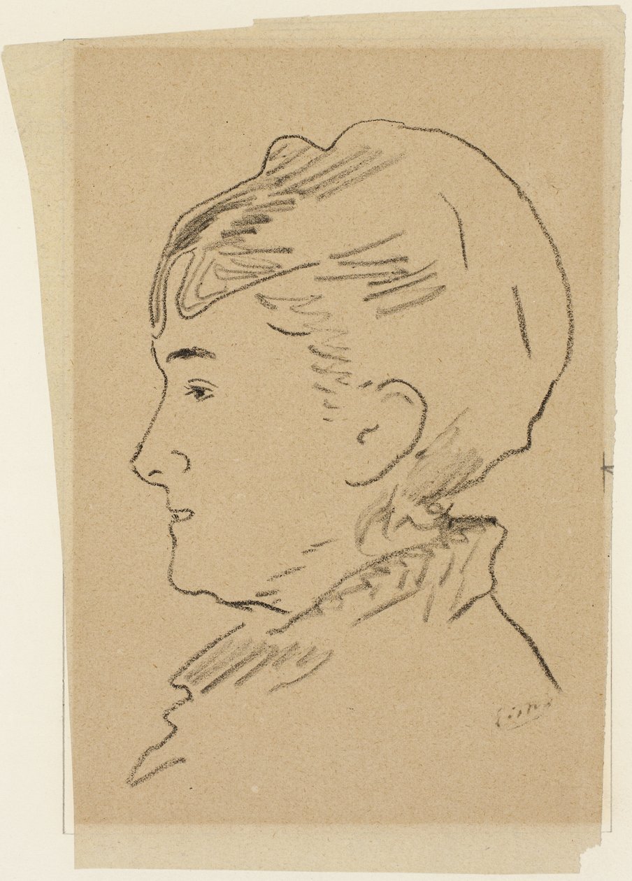 Manet - Mademoiselle Isabelle Lemonnier, 1922.4488 autorstwa Édouard Manet