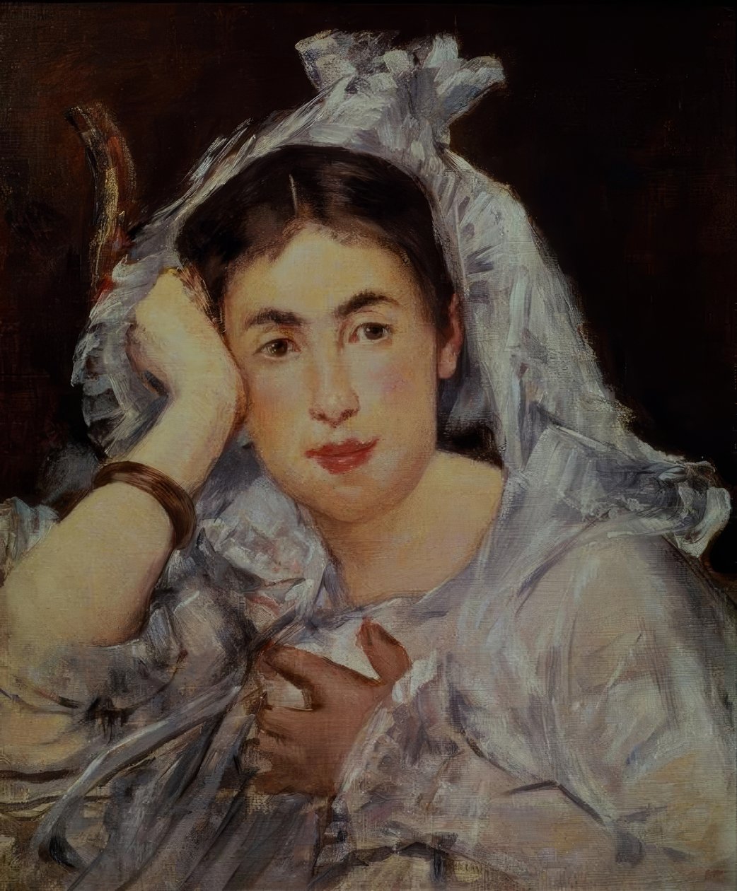 Marguerite de Conflans z kapturem autorstwa Édouard Manet