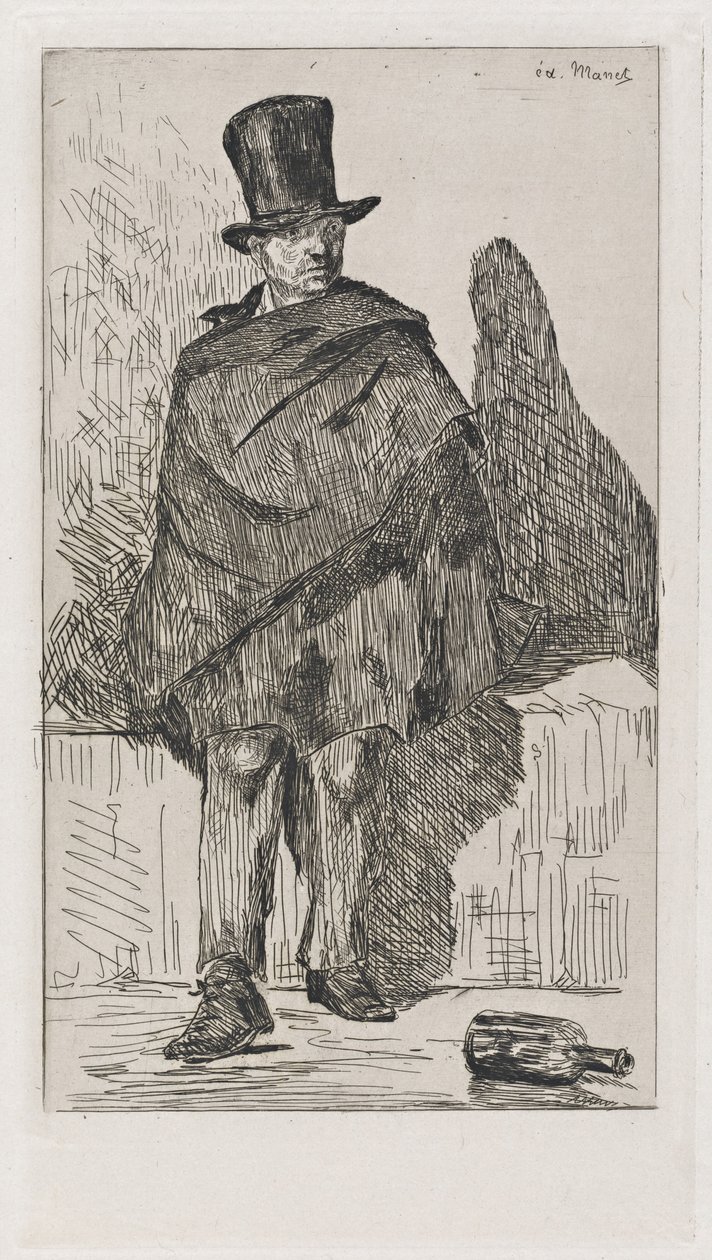 Pijący Absynt Pijący Absynt, 1862. autorstwa Édouard Manet