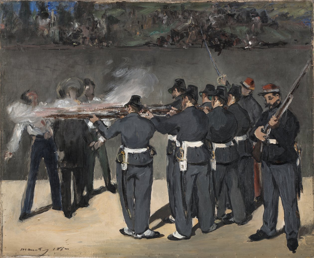 Egzekucja cesarza Maksymiliana autorstwa Édouard Manet