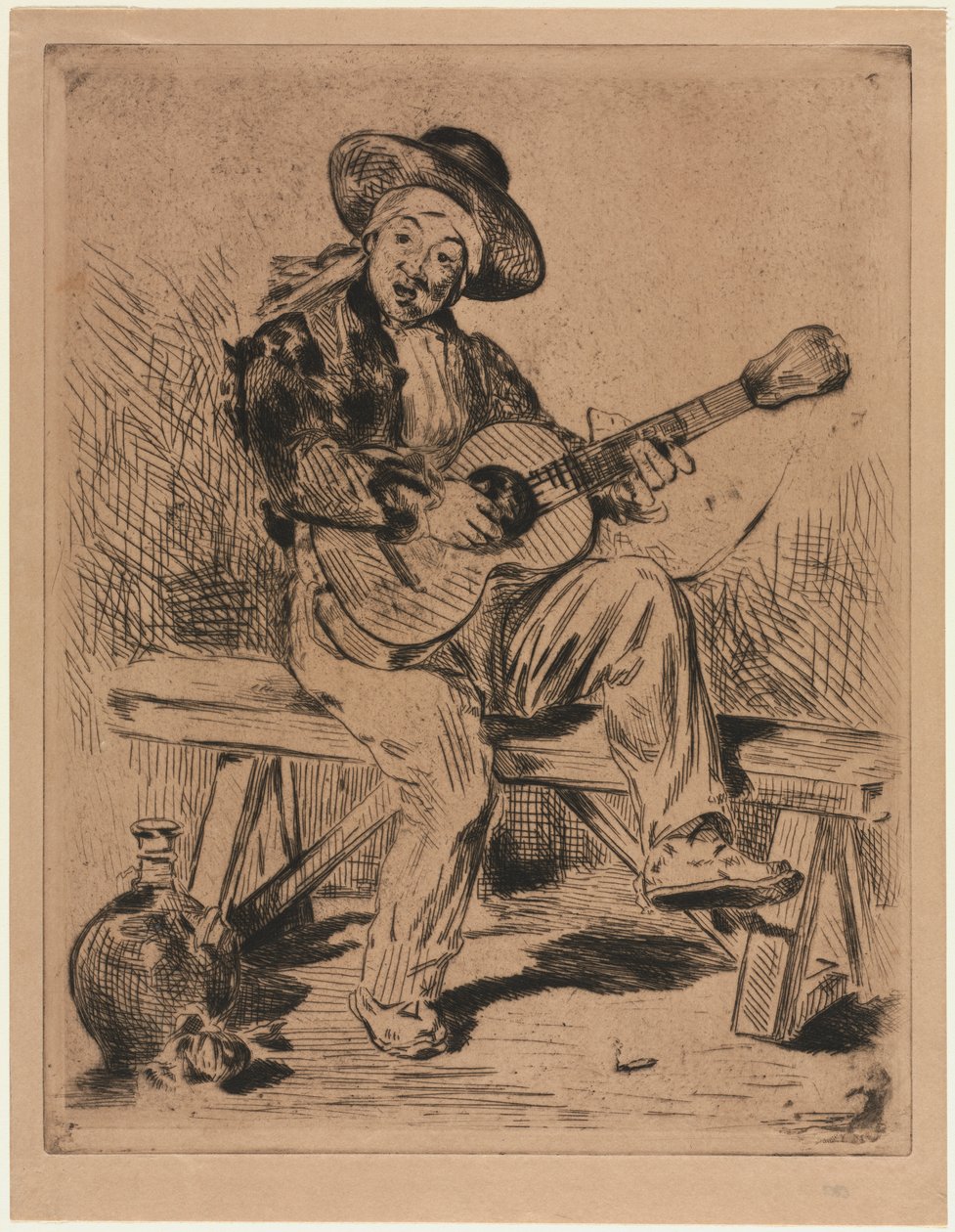 Gitarzysta autorstwa Édouard Manet