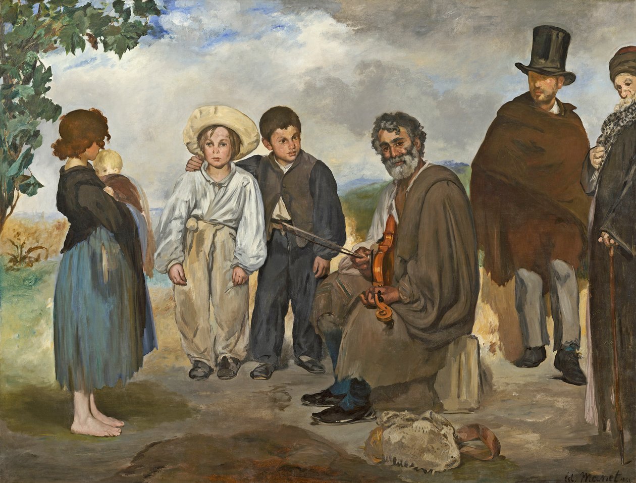Stary Muzyk autorstwa Édouard Manet