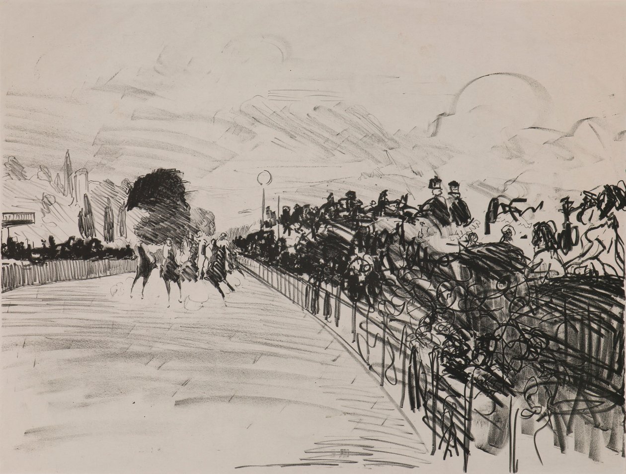Wyścigi (Les Courses) autorstwa Édouard Manet