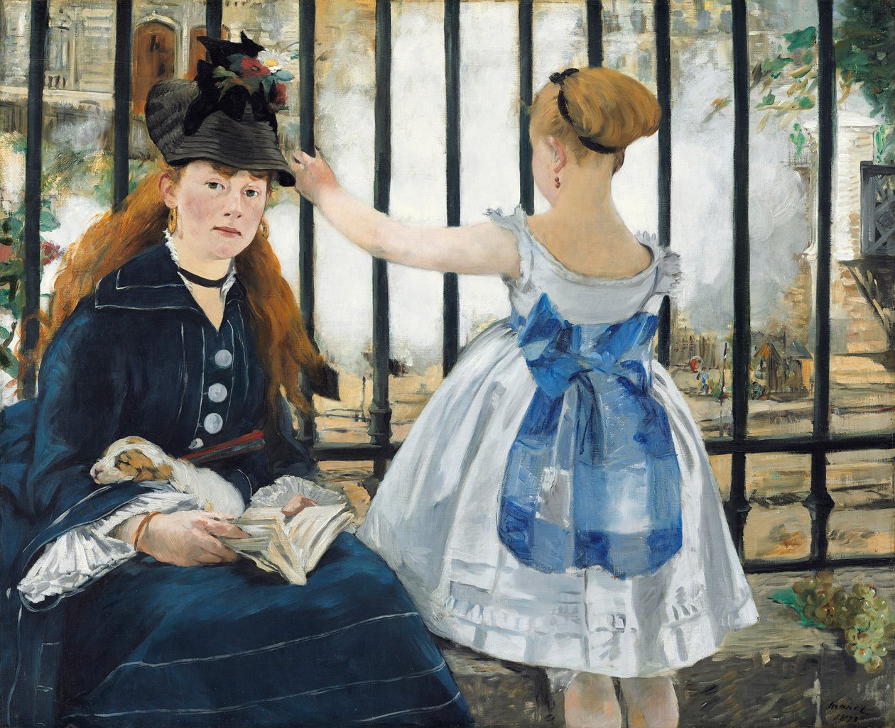 Kolej autorstwa Édouard Manet