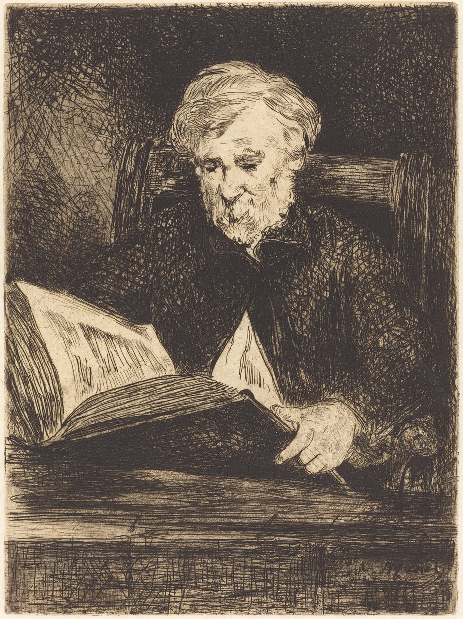 The Reader Le liseur, 1861. autorstwa Édouard Manet