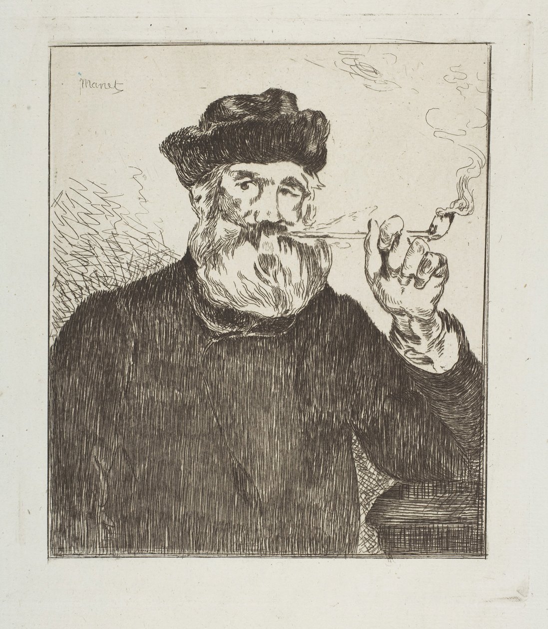 Palacz Palacz, 1866-67. autorstwa Édouard Manet