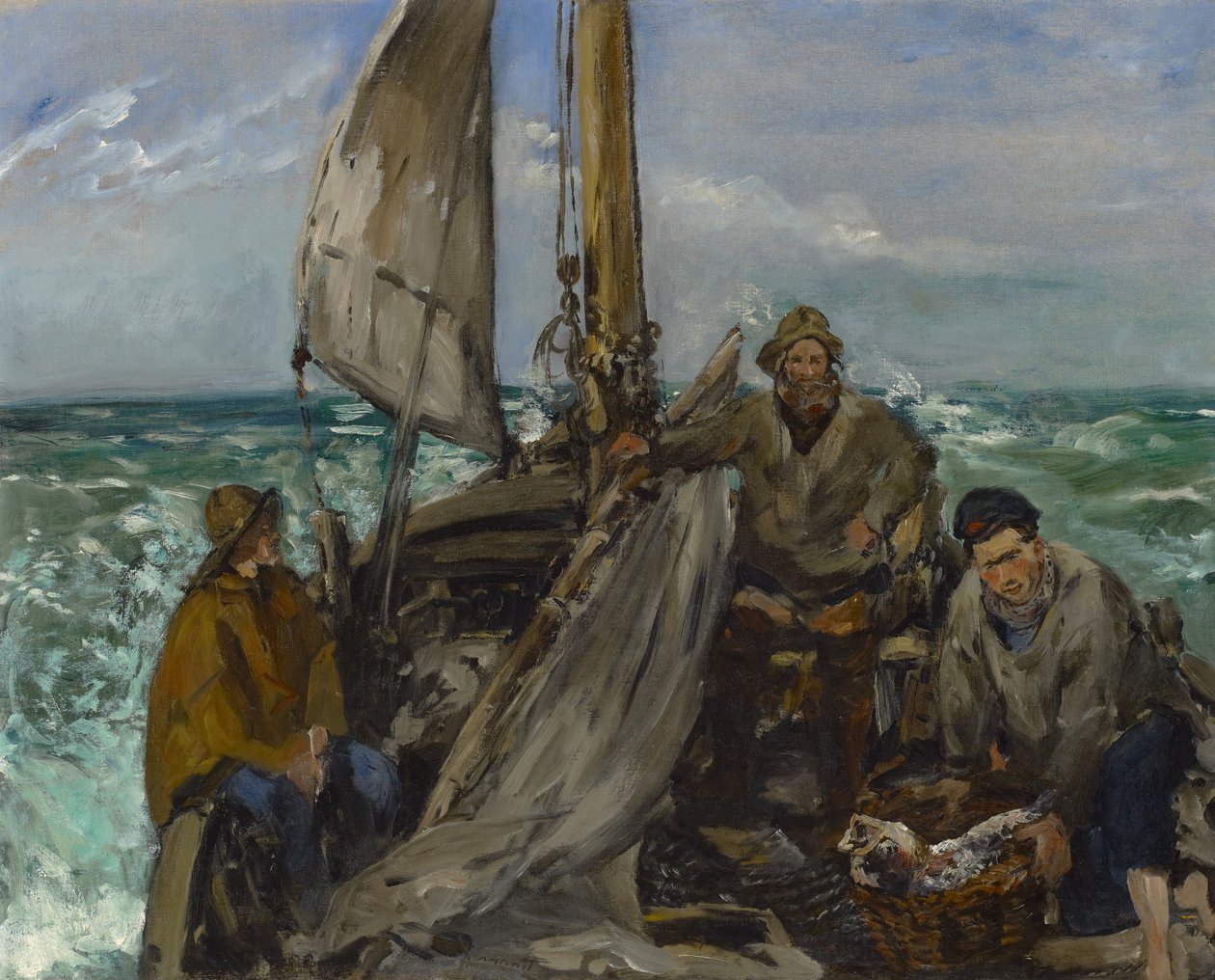 Żniwiarze morza autorstwa Édouard Manet
