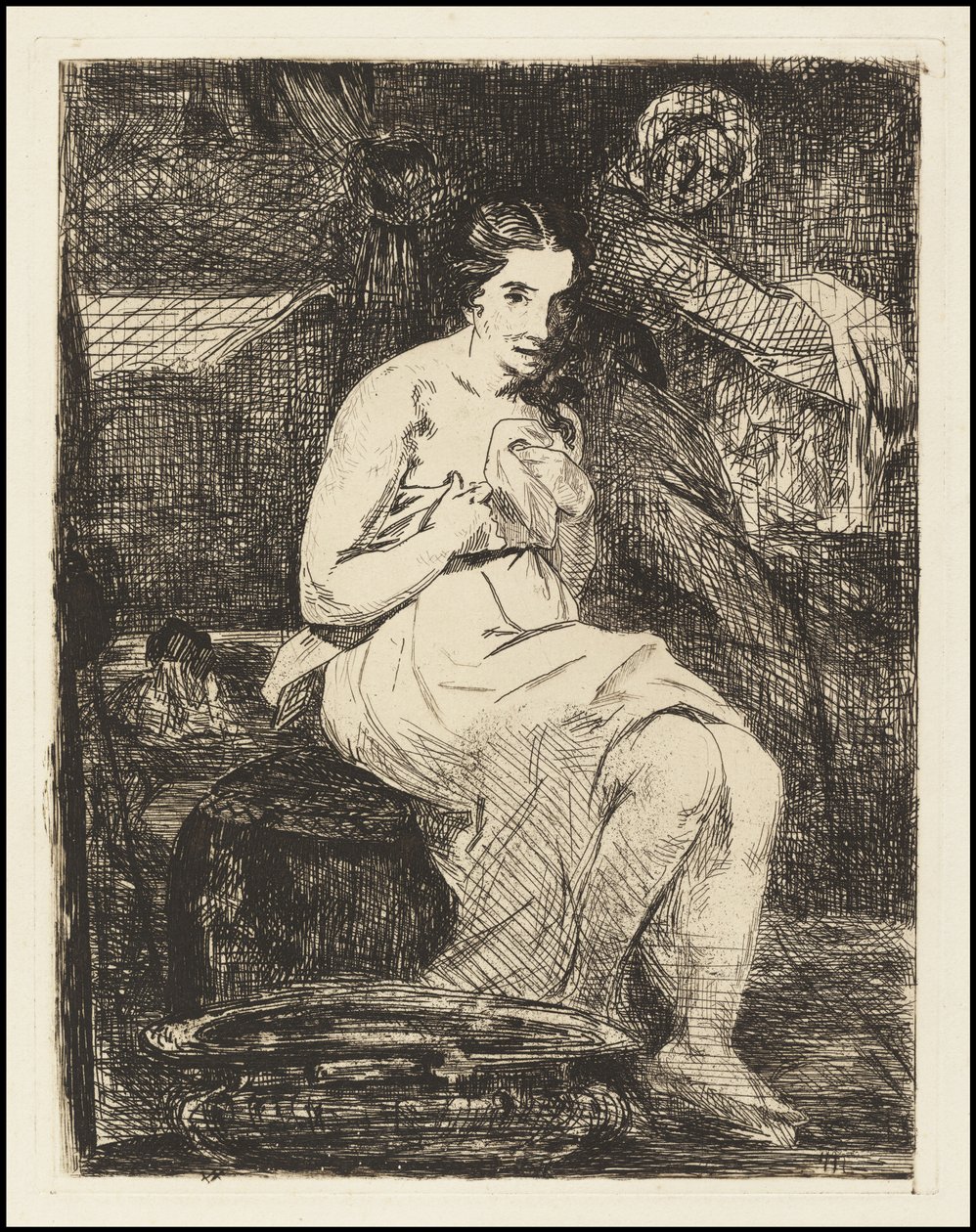 Toaleta, 1862 autorstwa Édouard Manet
