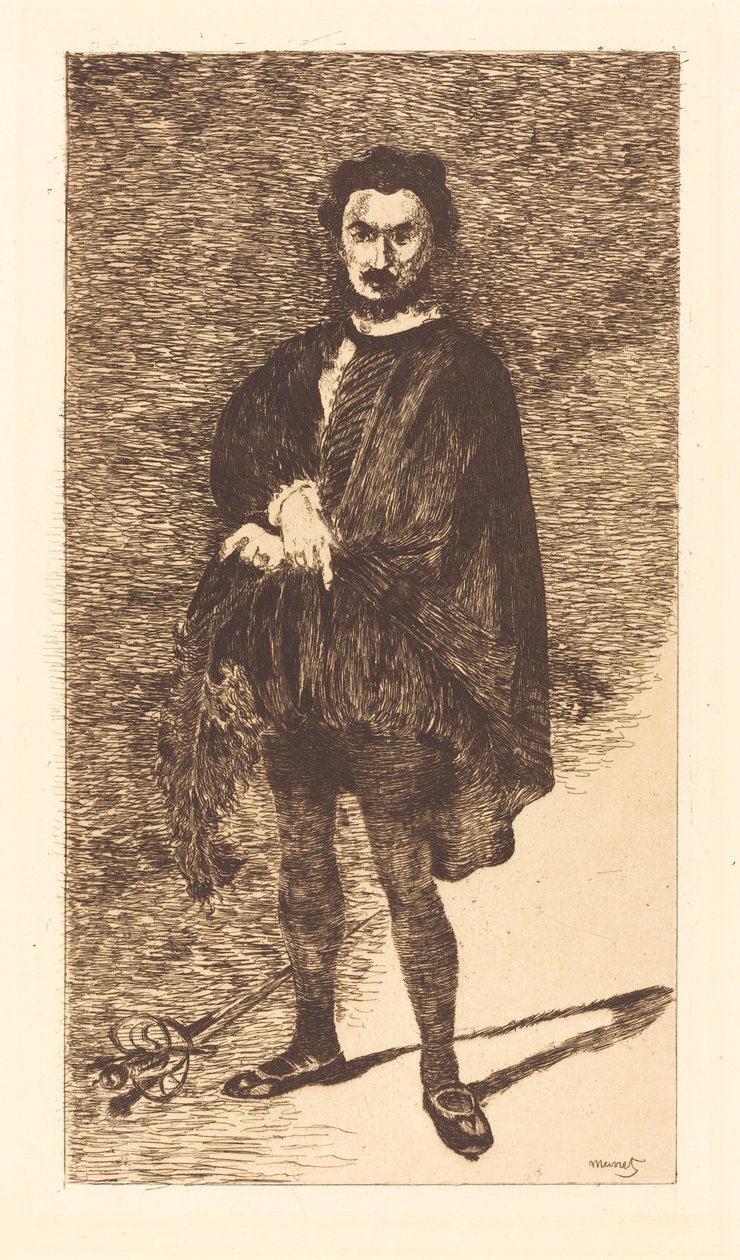 Tragiczny aktor autorstwa Édouard Manet