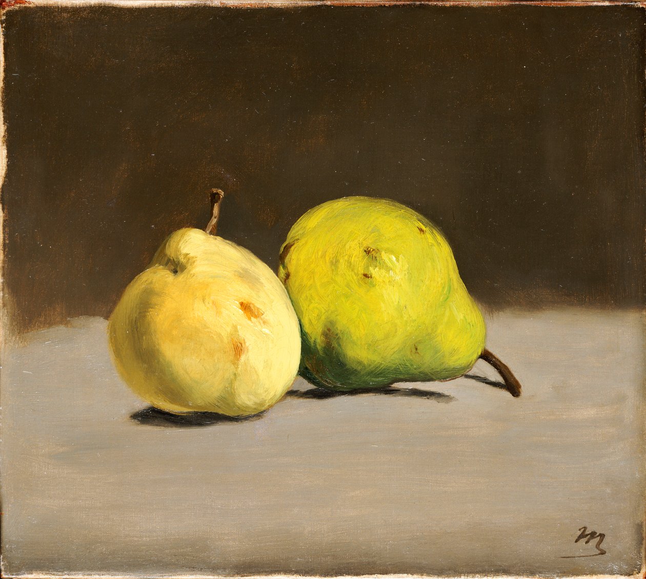 Dwie gruszki, 1864 autorstwa Édouard Manet