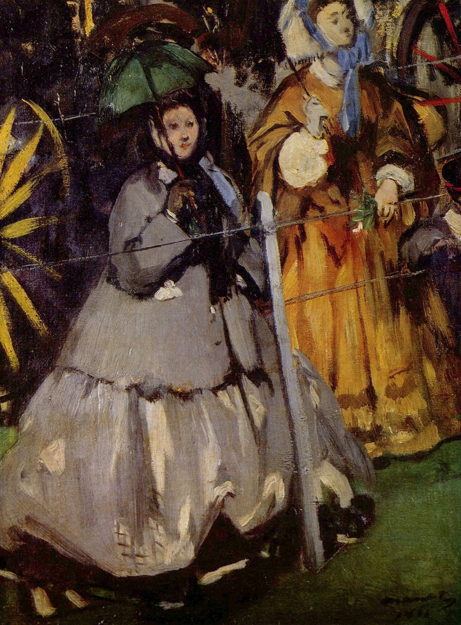 Kobiety na wyścigach autorstwa Édouard Manet