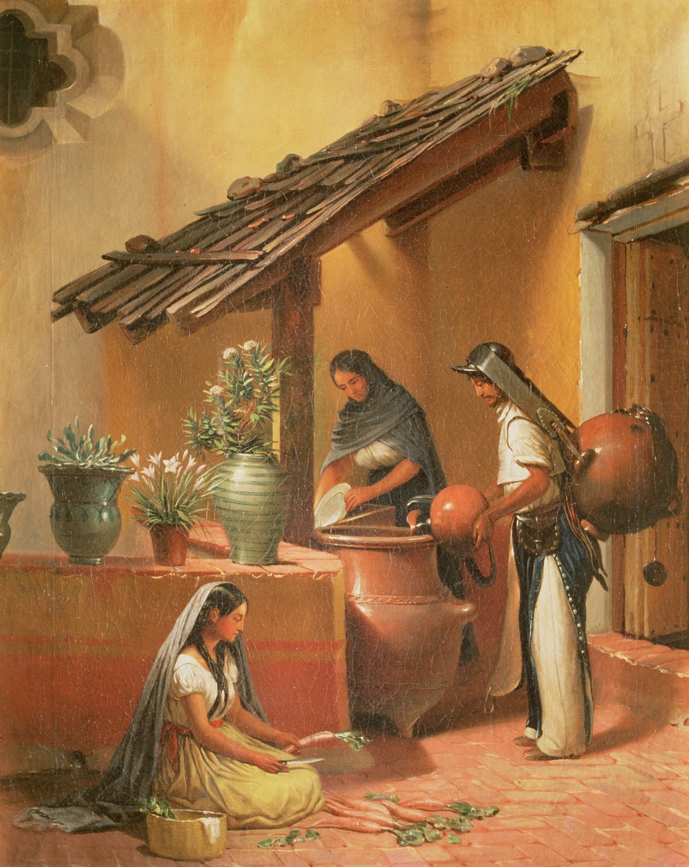 Miejsce Wody (Tortugo) autorstwa Edouard Pingret