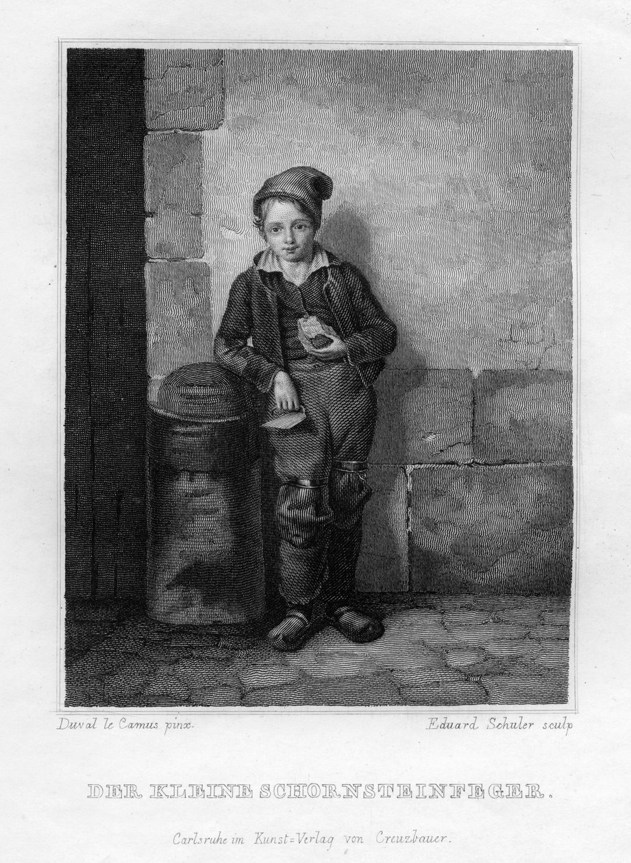 „Mały kominiarz”, ok. 1833 r. autorstwa Edouard Schuler