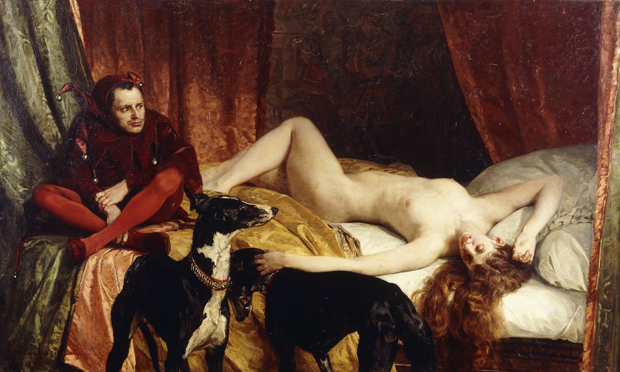 Błazen; Bufon, 1868 autorstwa Edouard Theophile Blanchard