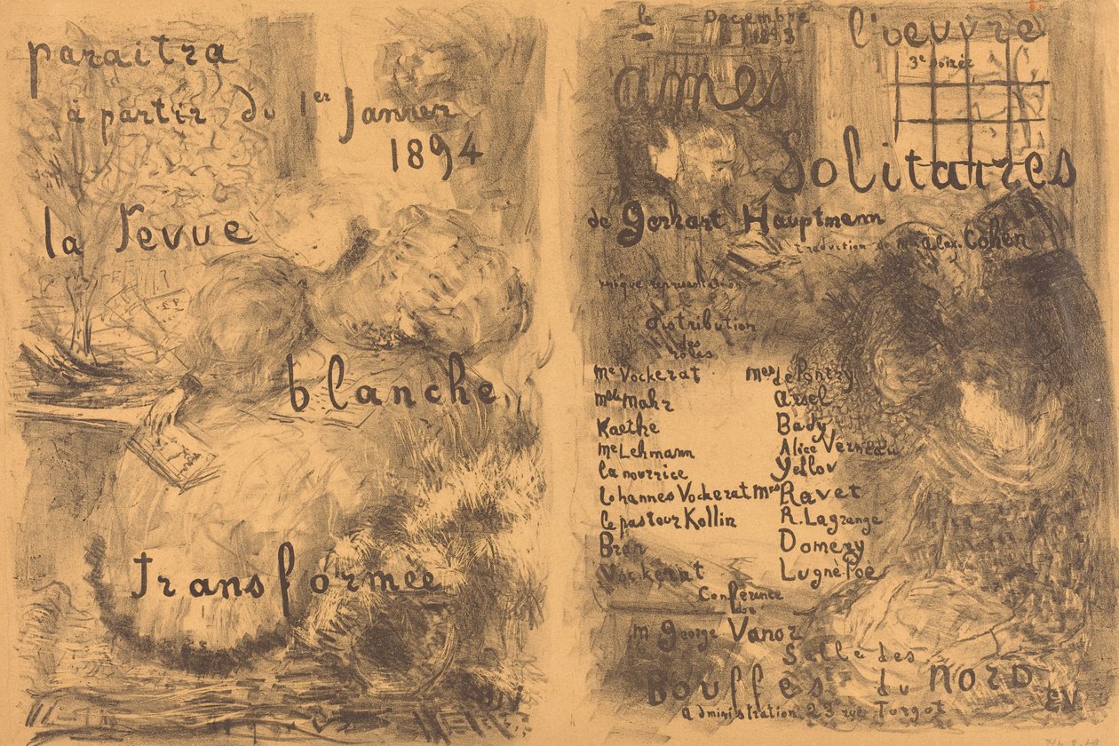 Samotne dusze, 1893. autorstwa Edouard Vuillard