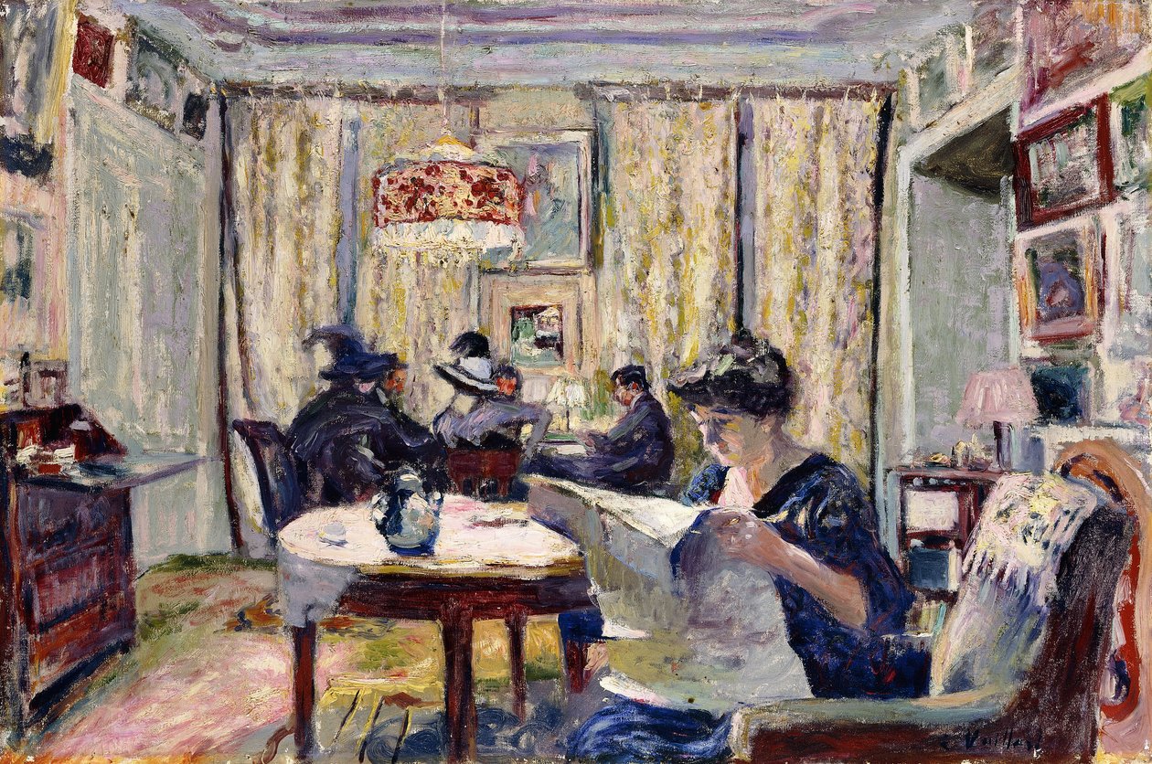 Brydżowcy, ok. 1911 autorstwa Edouard Vuillard