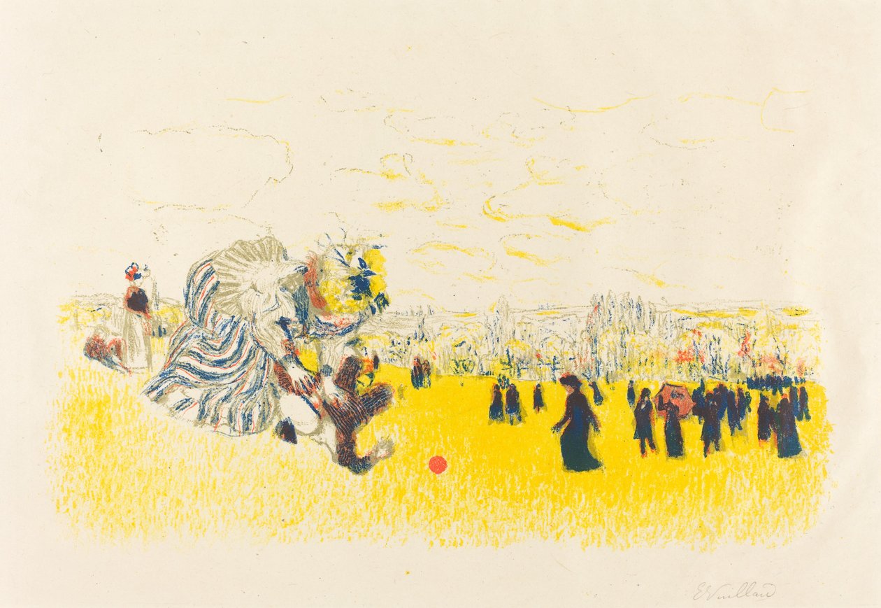 Rozrywka dla dzieci autorstwa Edouard Vuillard