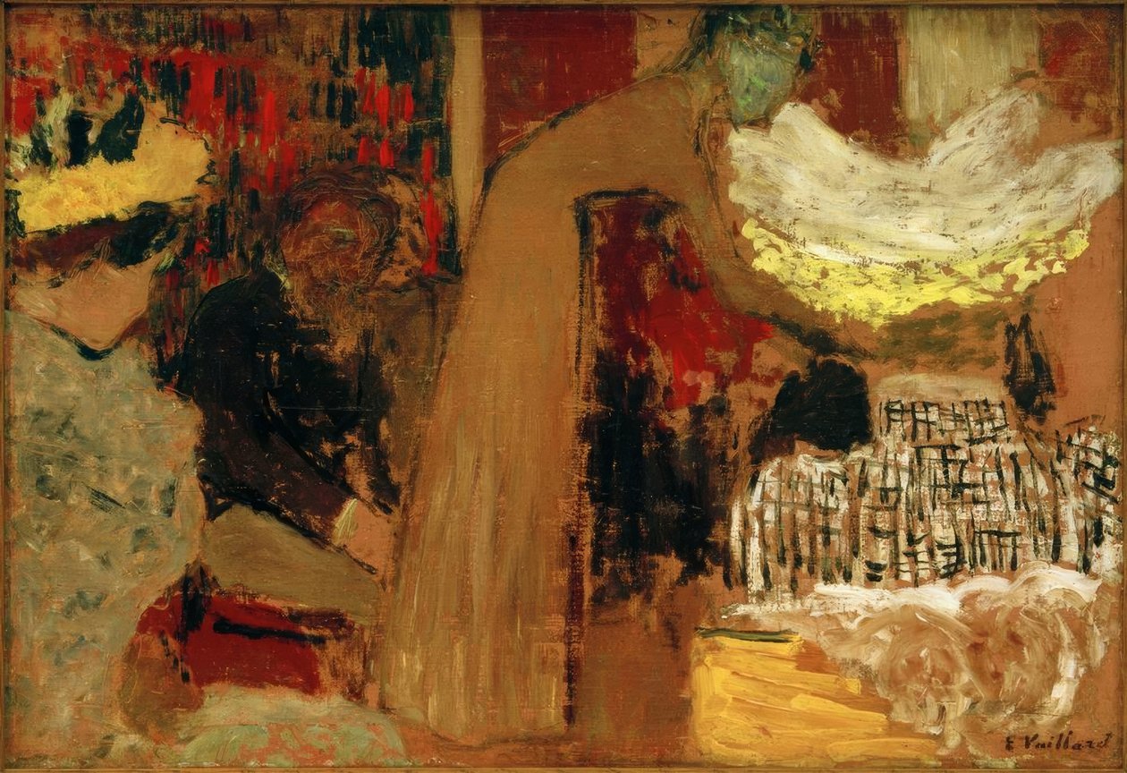 E.Vuillard, Die Diseuse autorstwa Edouard Vuillard