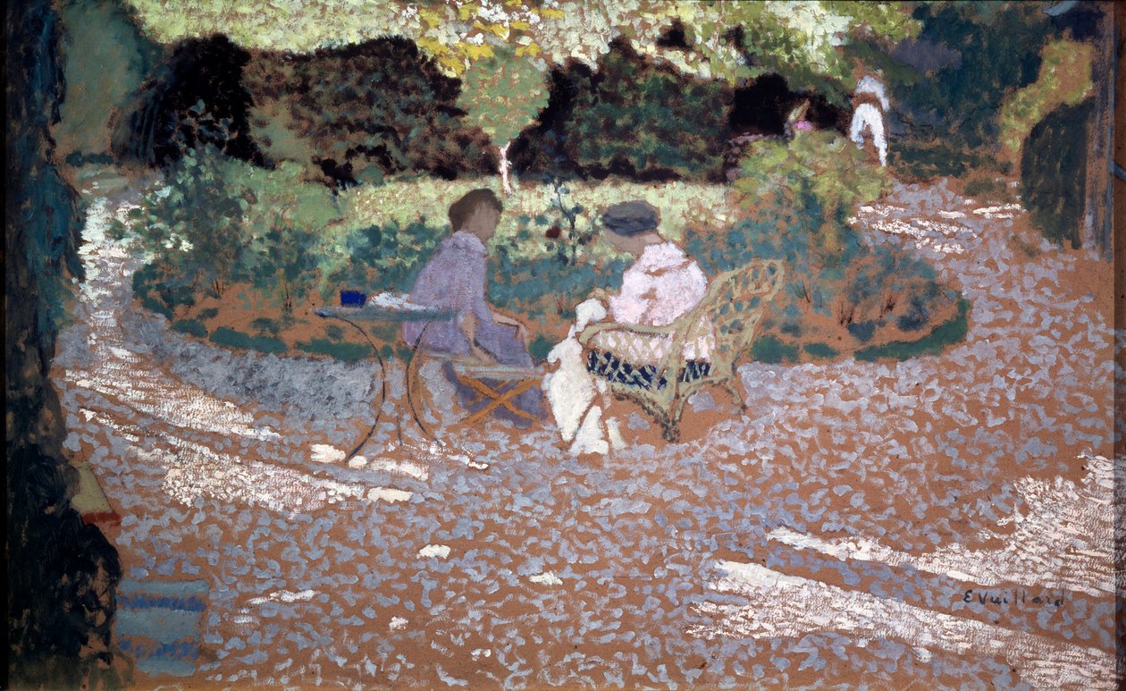 W Ogrodzie, 1895-1898. autorstwa Edouard Vuillard