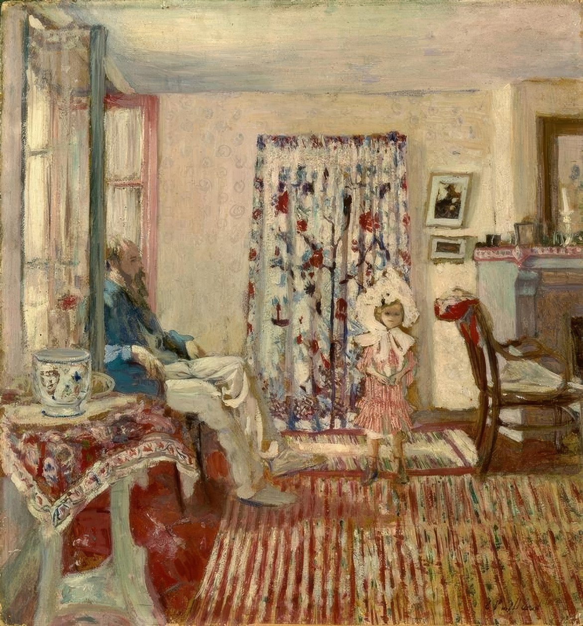 K.-X. Roussel i córka autorstwa Edouard Vuillard