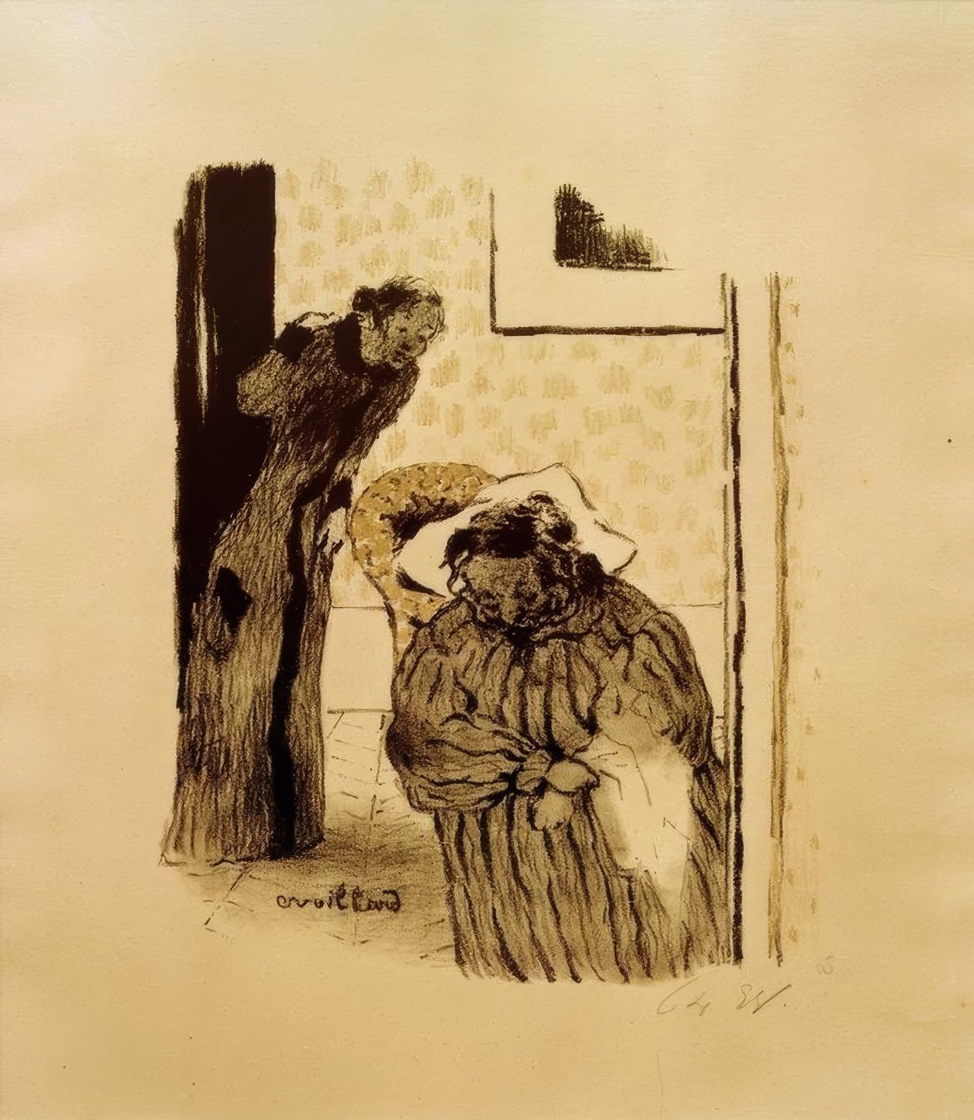 Drzemka lub rekonwalescencja autorstwa Edouard Vuillard