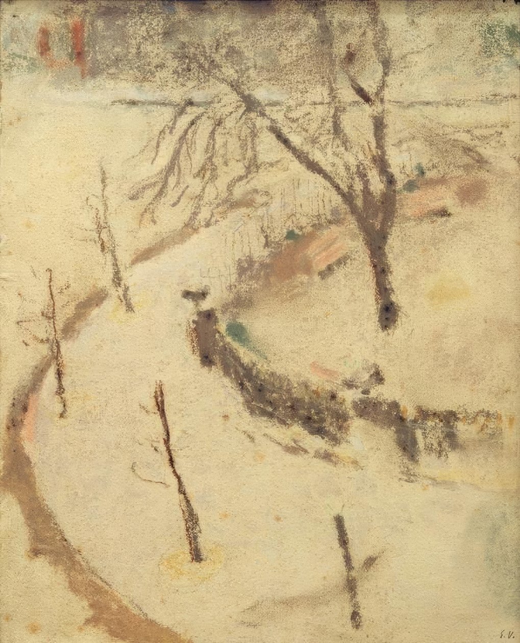 Zima na placu Berlioz autorstwa Edouard Vuillard