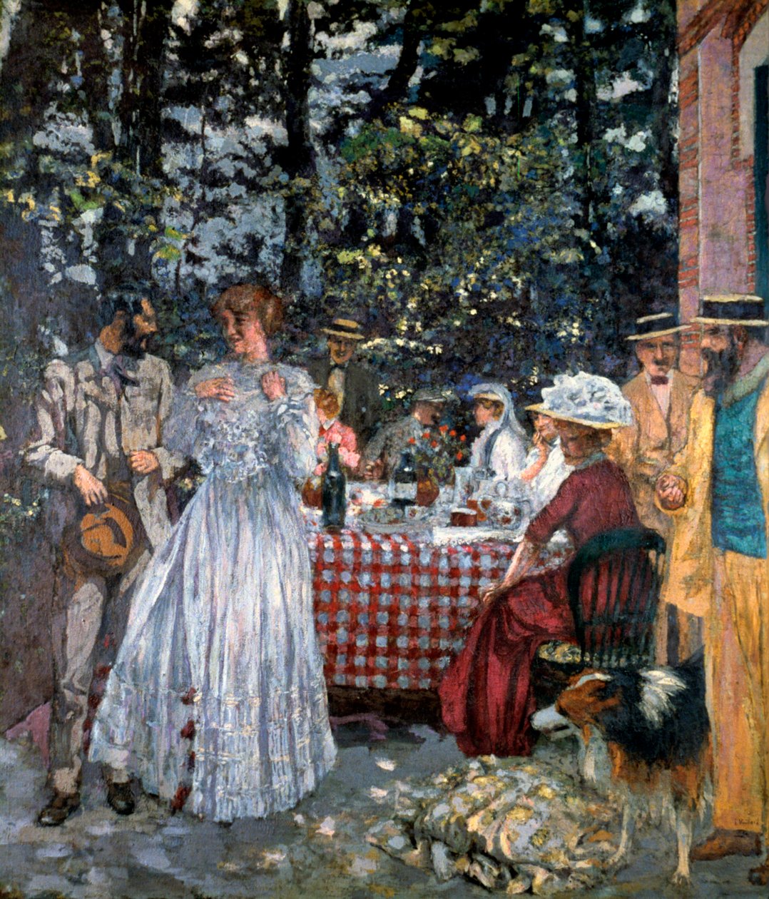 Obiad w Vasouy, 1901 autorstwa Edouard Vuillard