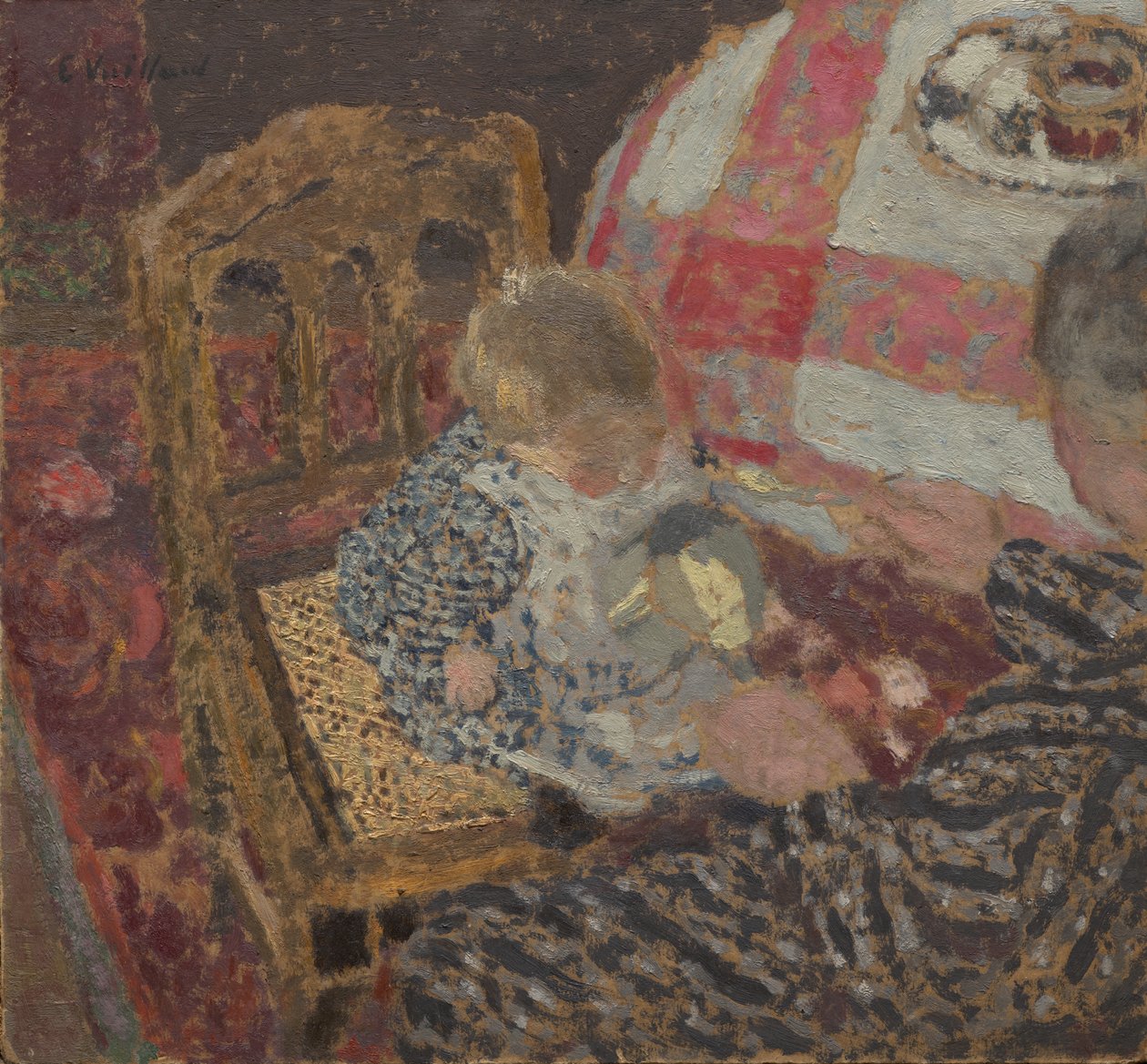Lunch (Annette i jej babcia) autorstwa Edouard Vuillard