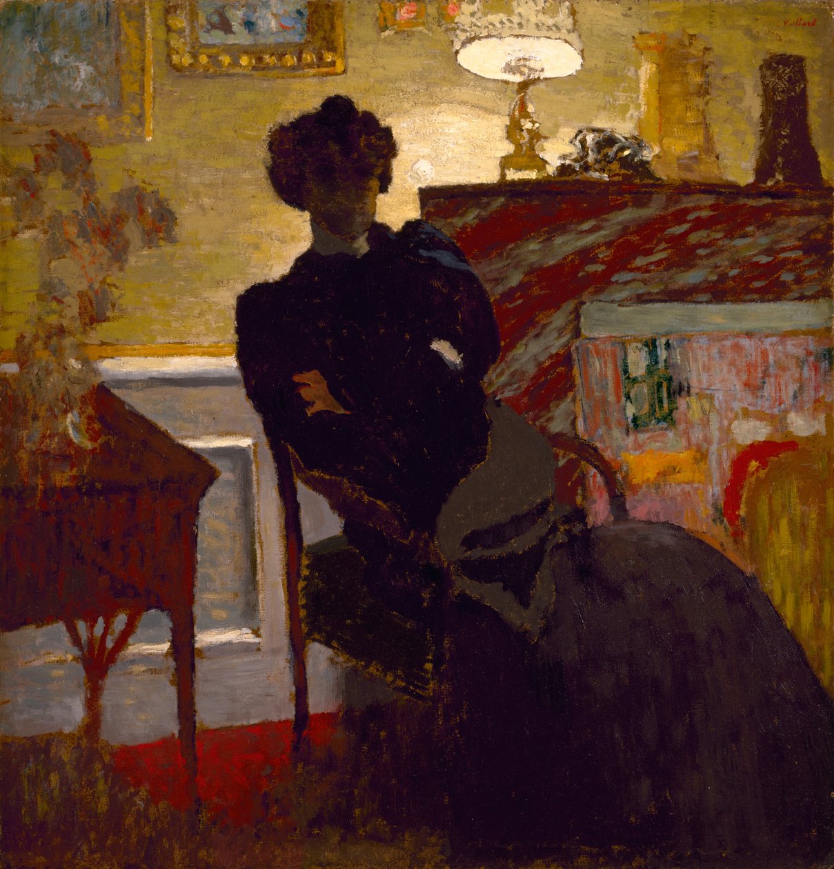 Madame Hessel w domu, ok. 1908 r. autorstwa Edouard Vuillard