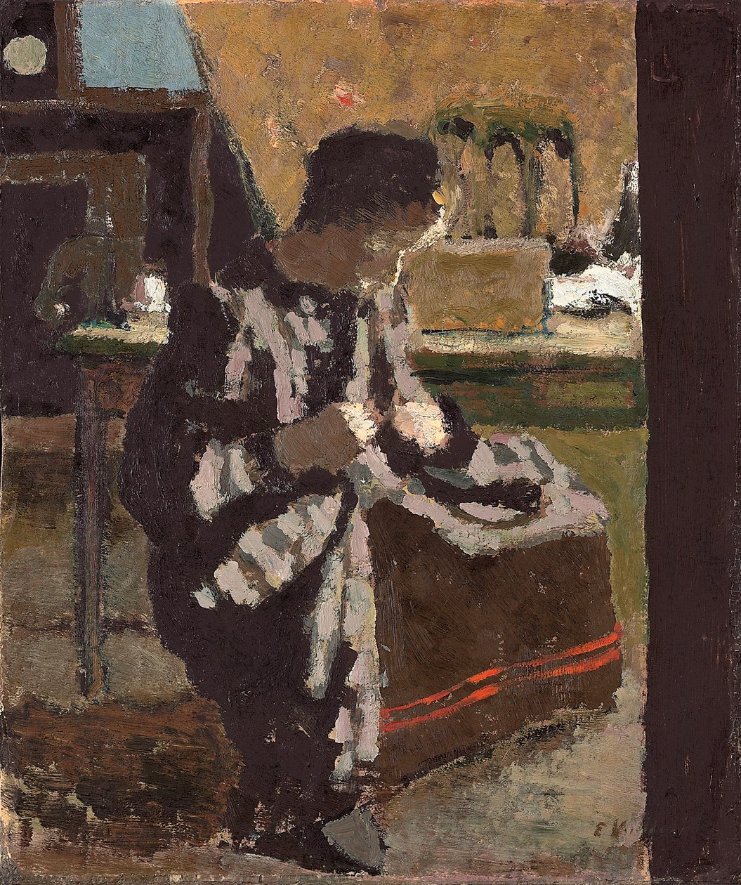 Szycie; La couture, ok. 1893 autorstwa Edouard Vuillard
