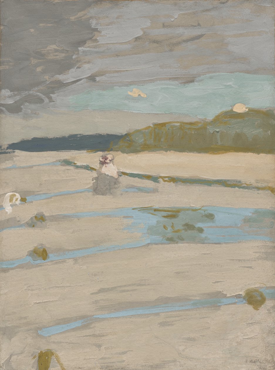 Plaża w Saint-Jacut autorstwa Edouard Vuillard