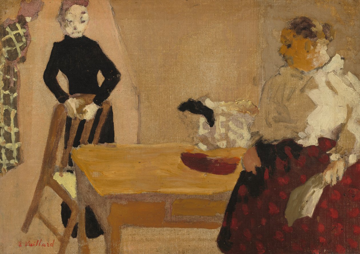 Rozmowa autorstwa Edouard Vuillard