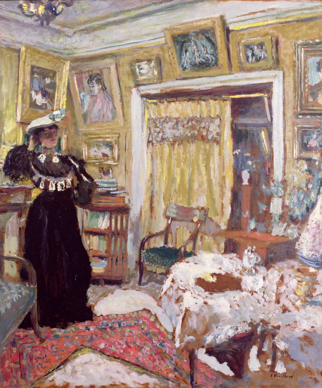 Salon Hessel, Rue de Rivoli, 1901 autorstwa Edouard Vuillard