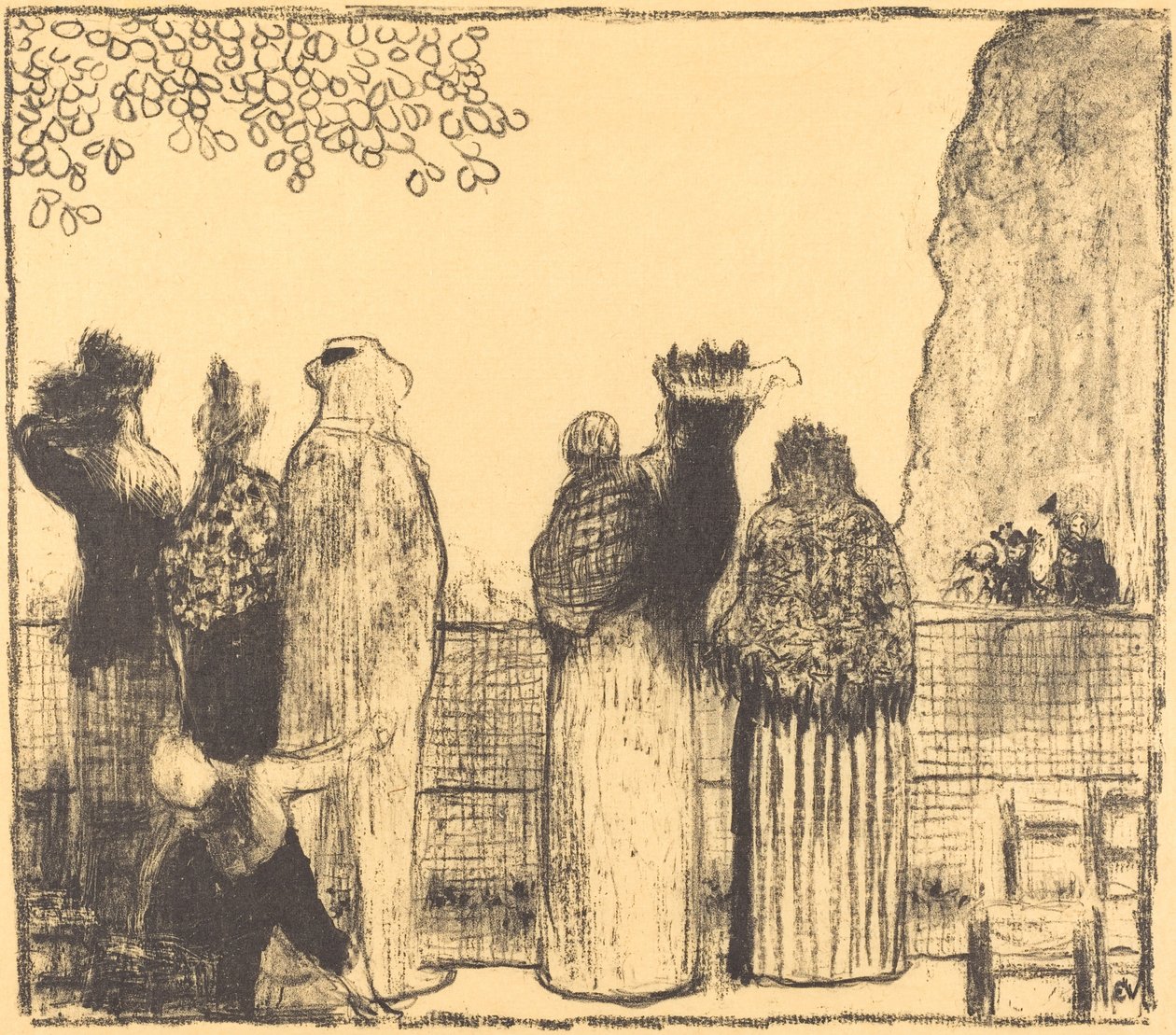 Tuileries Les Tuileries, opublikowane 1895. autorstwa Edouard Vuillard