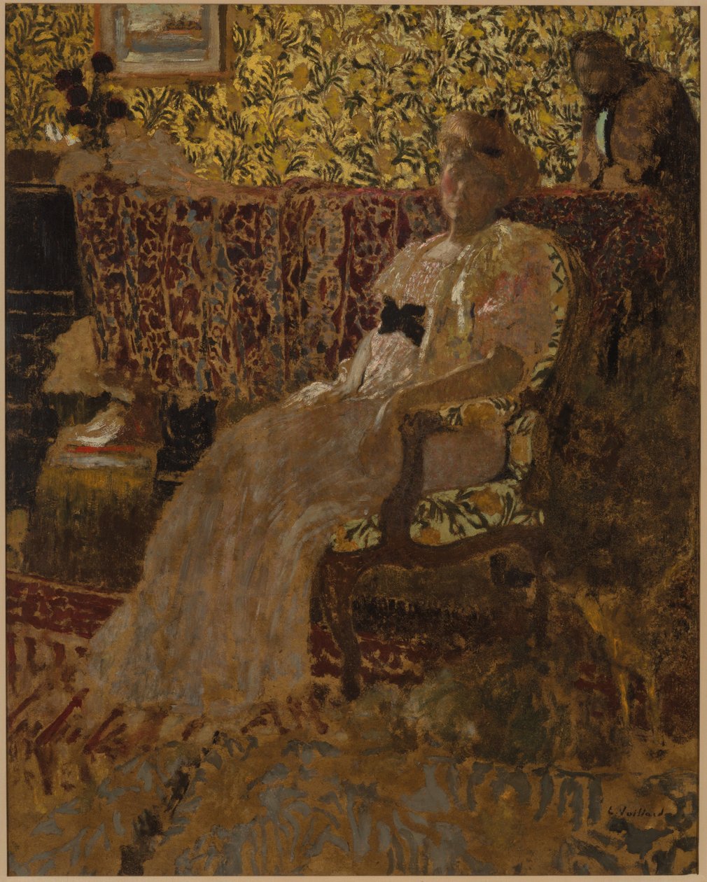 Kobieta na krześle autorstwa Edouard Vuillard