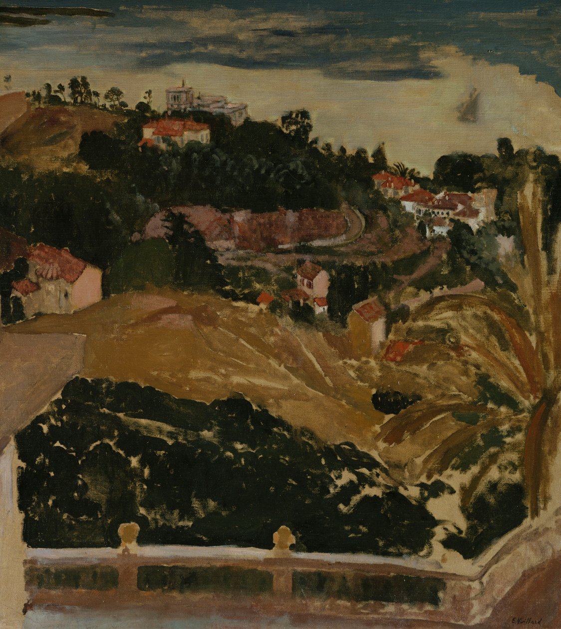 Widok na Cannes, ok. 1901 autorstwa Edouard Vuillard