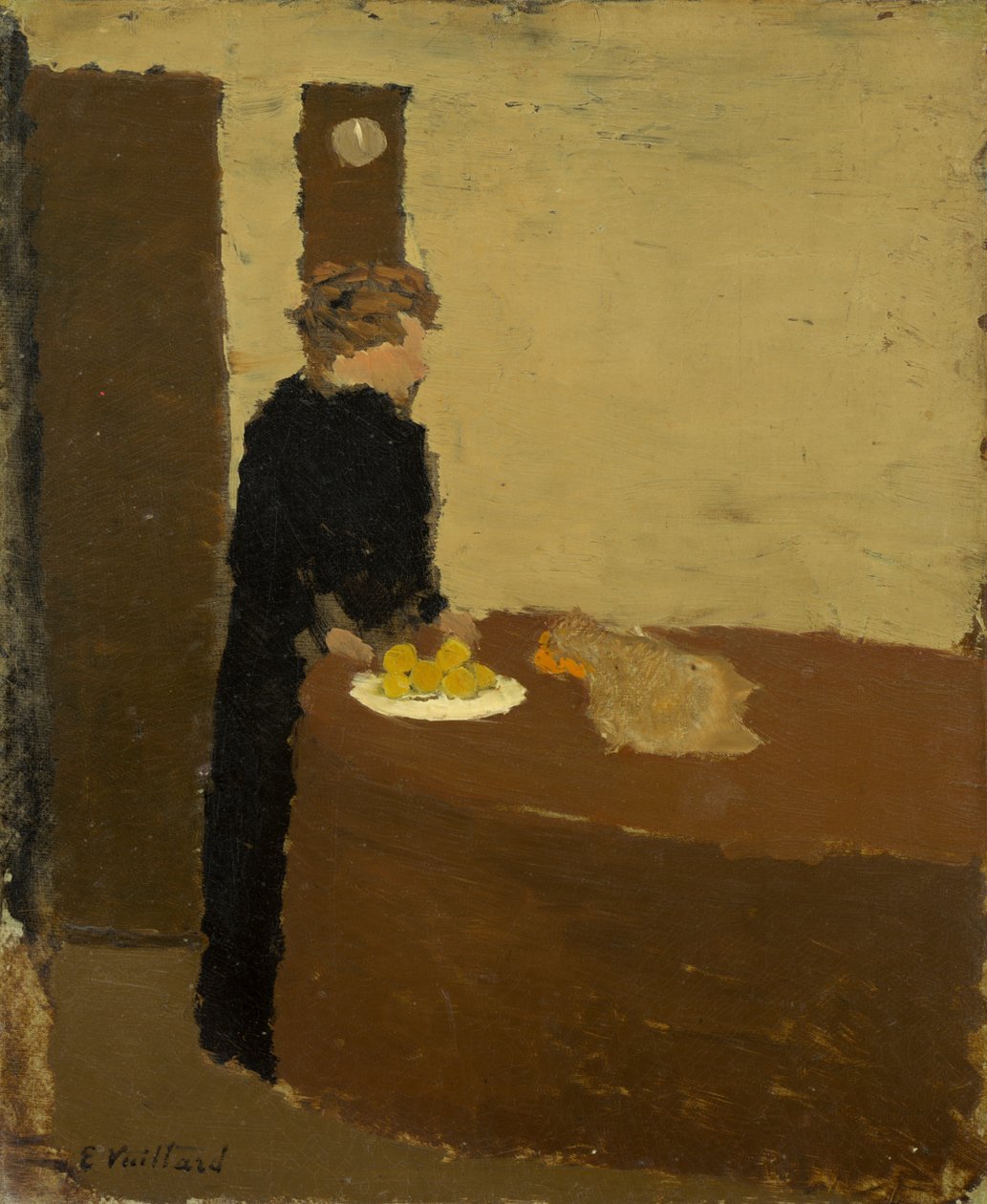 Kobieta w czerni, ok. 1891. autorstwa Edouard Vuillard