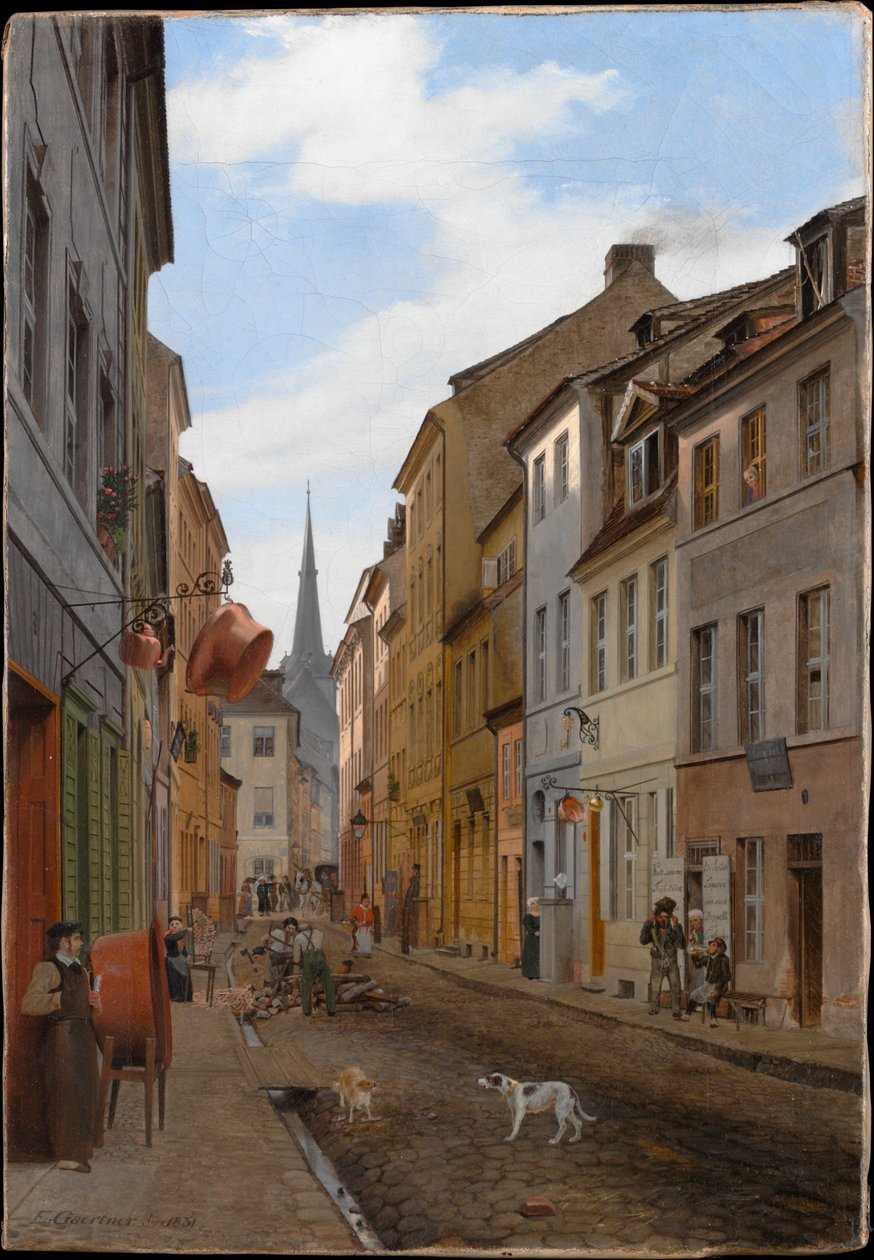 Parachialstrae autorstwa Eduard Gaertner