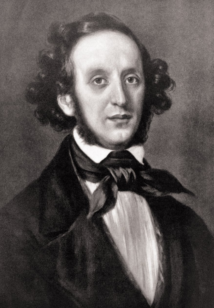 Feliks Mendelssohn autorstwa Eduard Magnus
