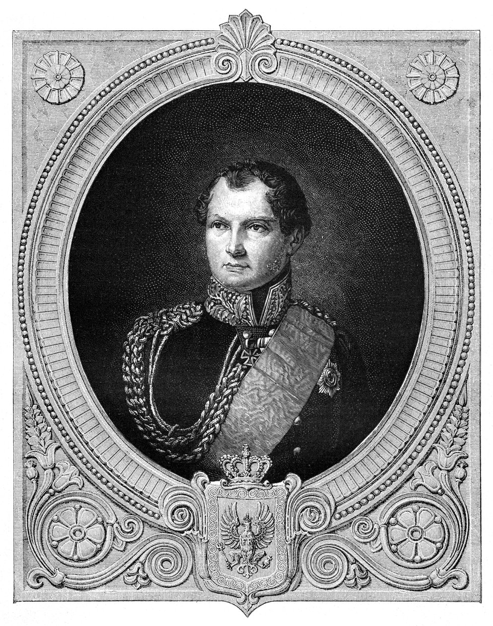 Fryderyk Wilhelm IV, król Prus, 1900. autorstwa Eduard Eichens