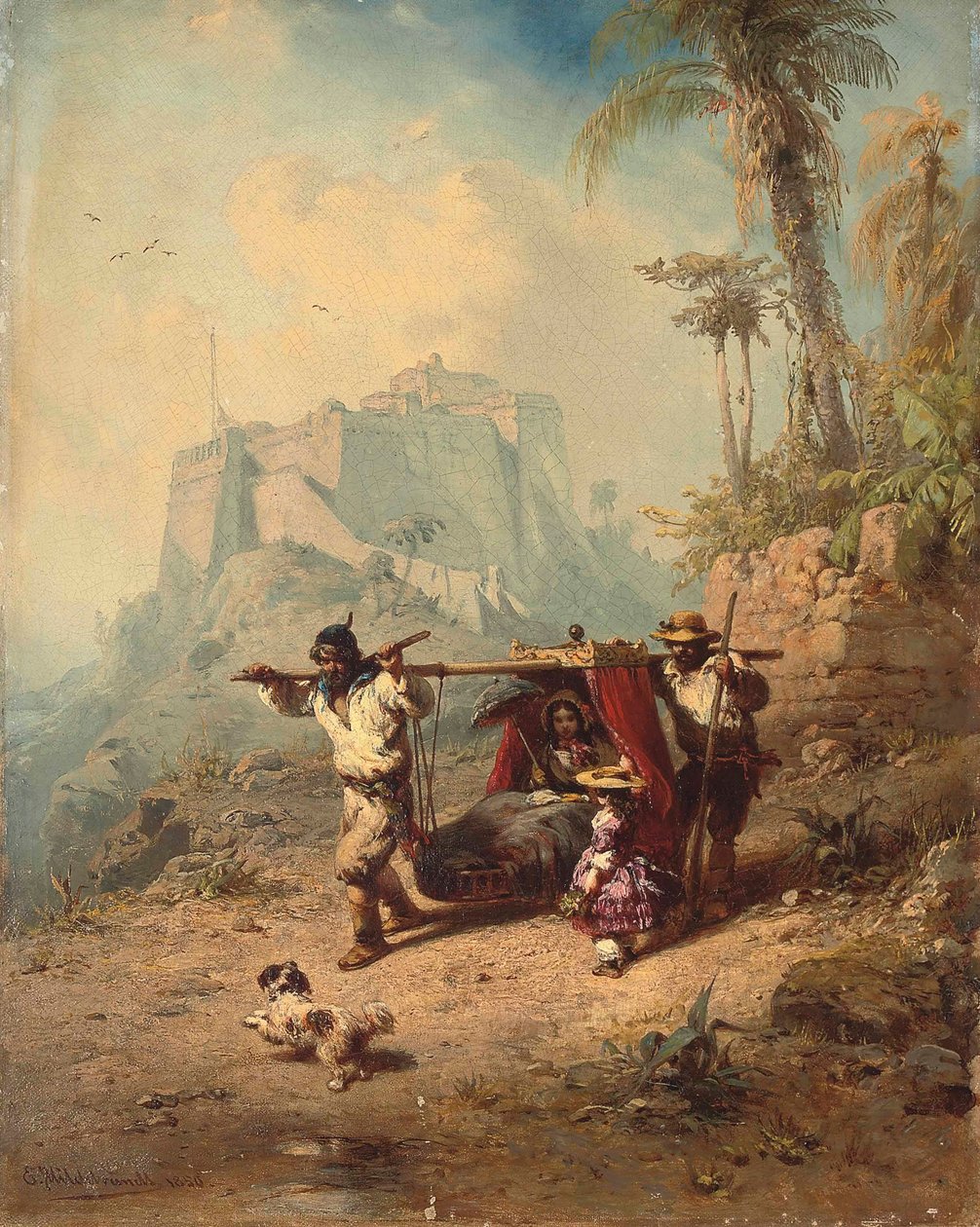 Zamek Pico, Madera autorstwa Eduard Hildebrandt