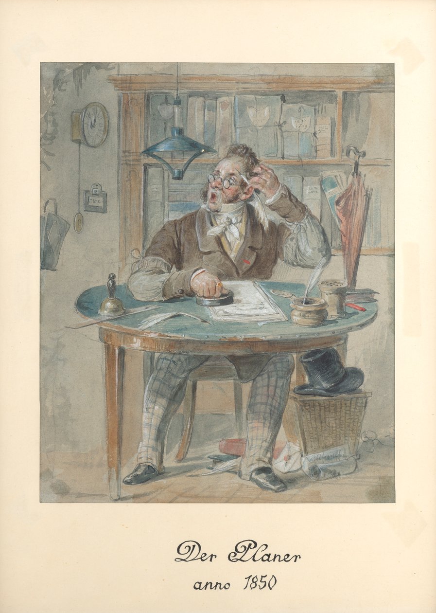 Urzędnik Biedermeier autorstwa Eduard Ritter