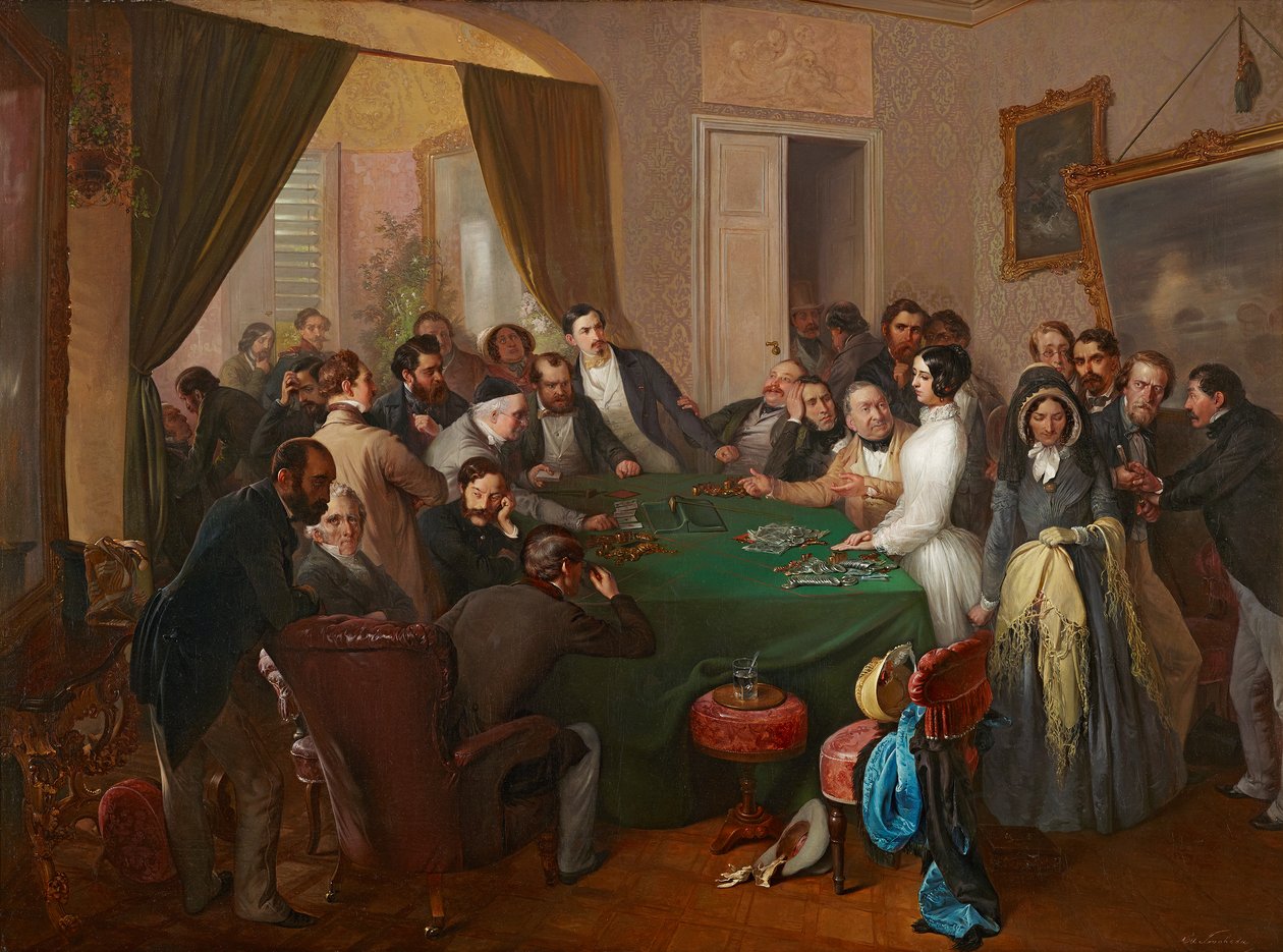 Va banque (hazard) autorstwa Eduard Swoboda
