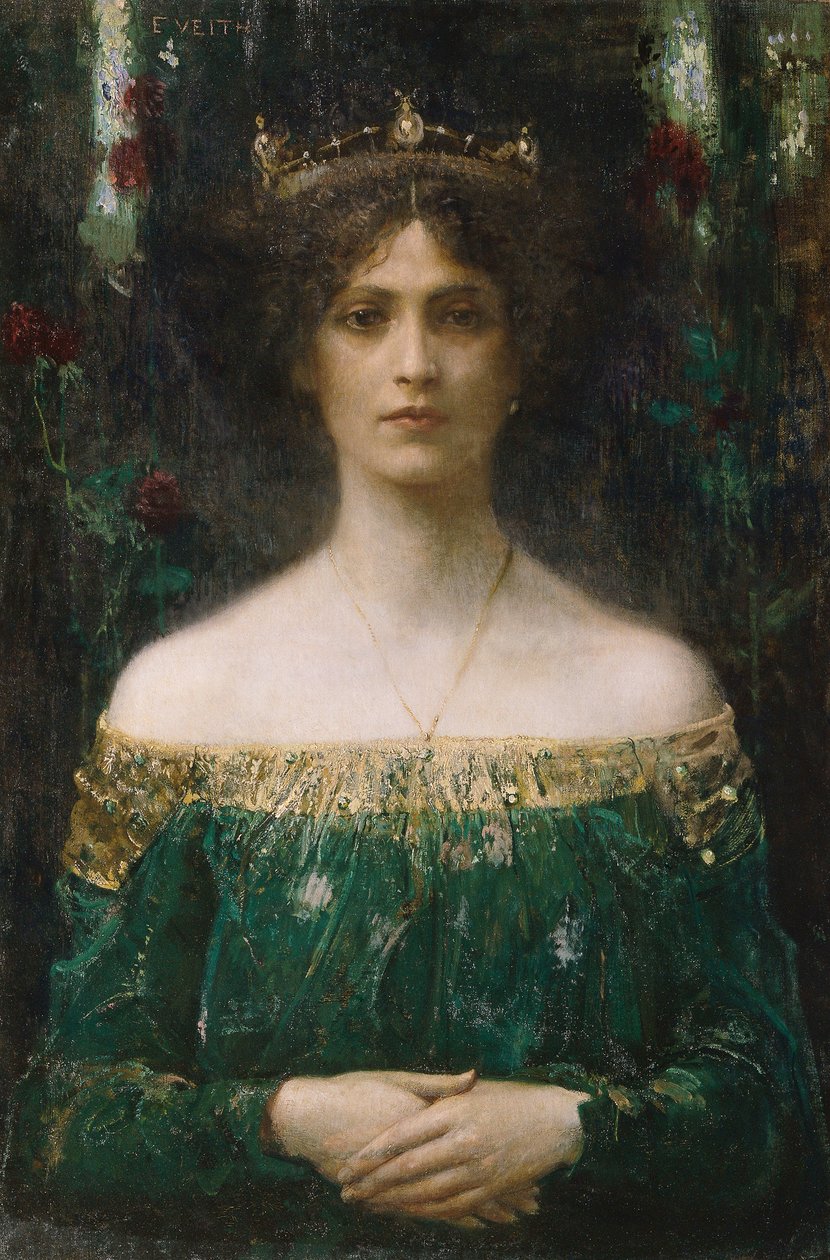 Córka króla, przed 1902 rokiem. autorstwa Eduard Veith