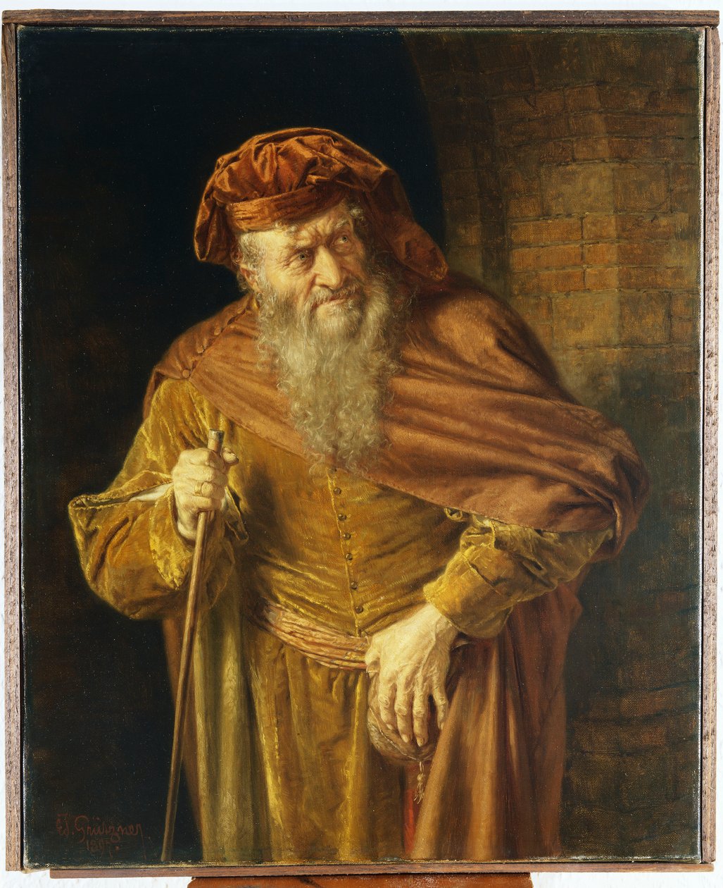 Shylock, 1897 autorstwa Eduard von Grutzner