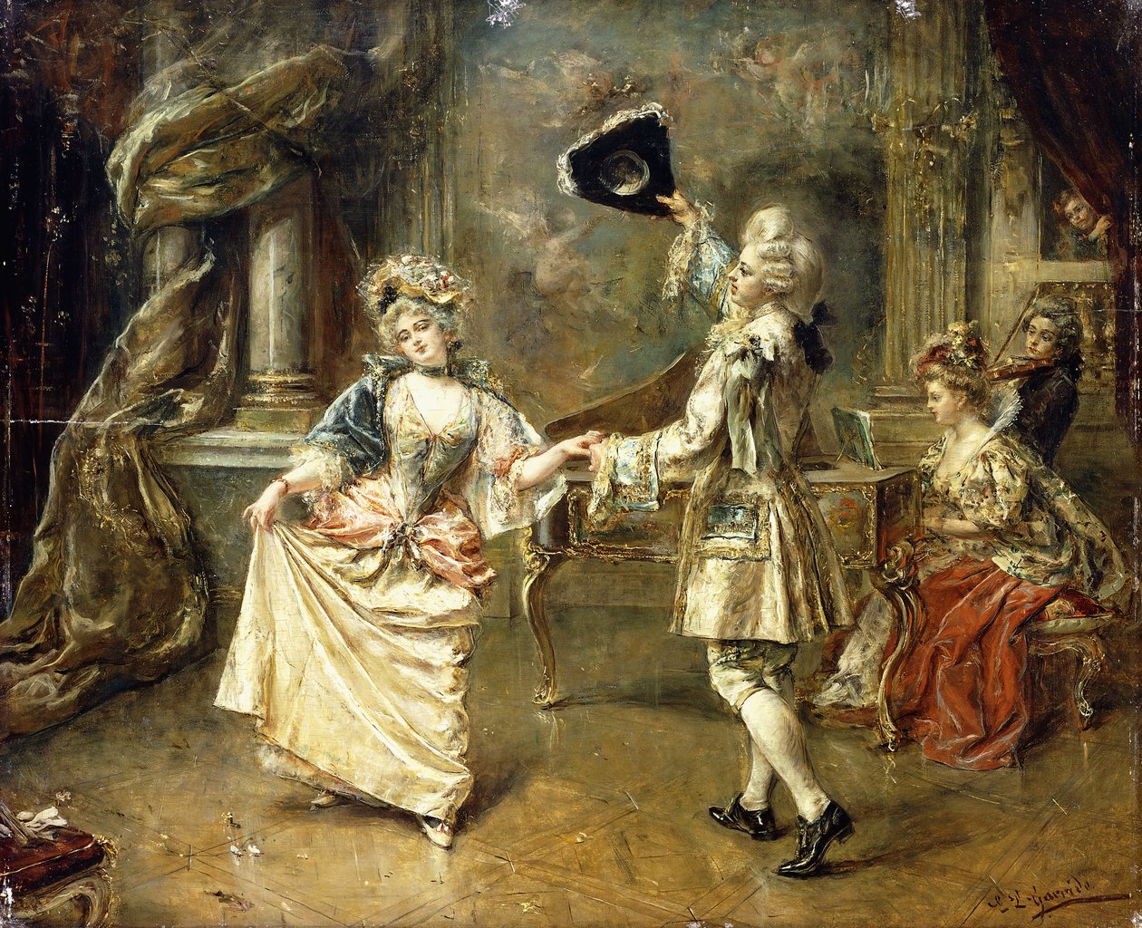 Początek tańca, autorstwa Eduardo Leon Garrido