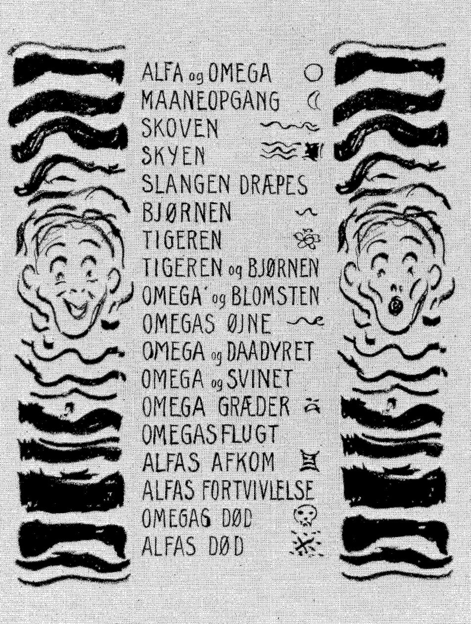 Alfa i Omega autorstwa Edvard Munch