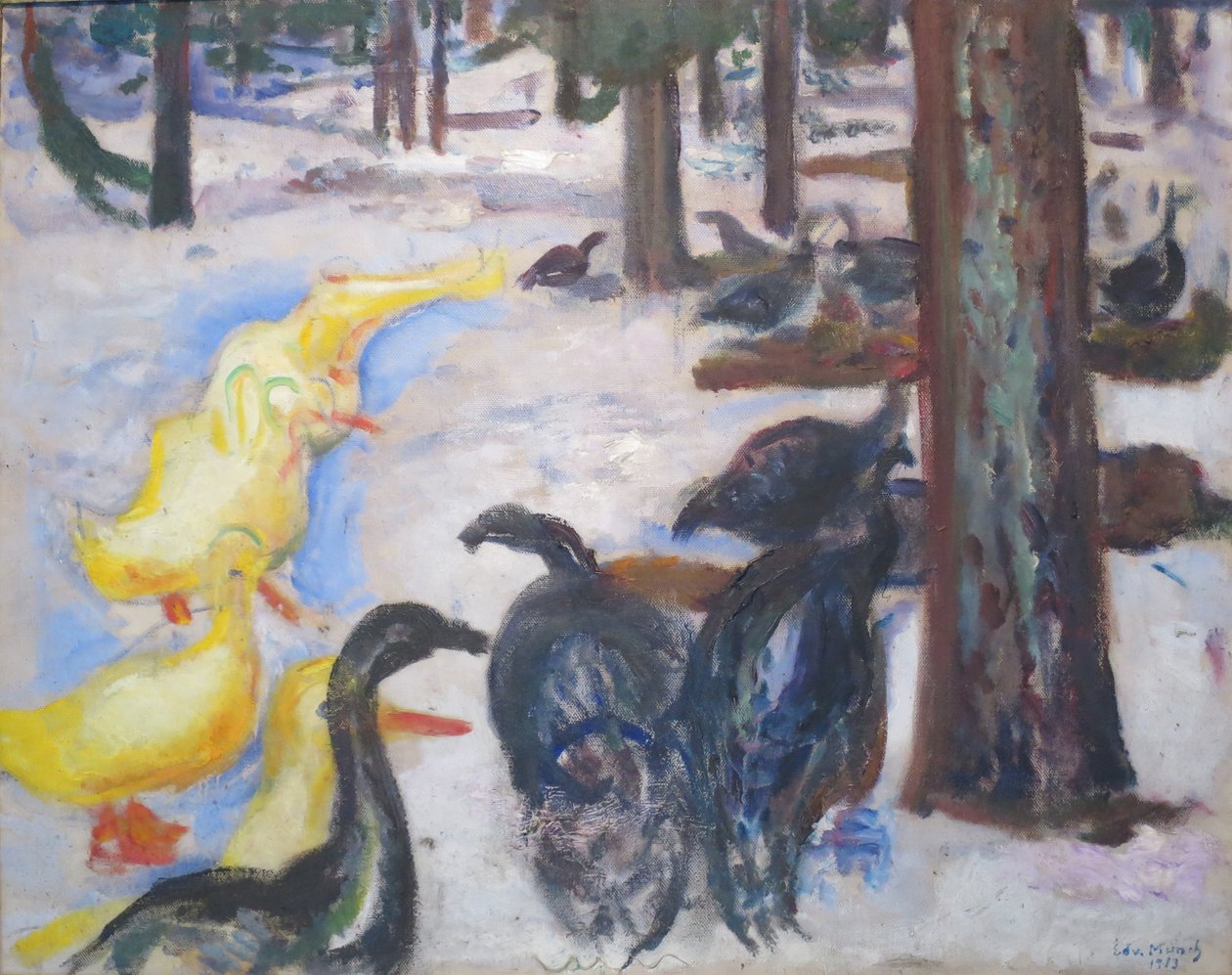 Kaczki i Indyki autorstwa Edvard Munch