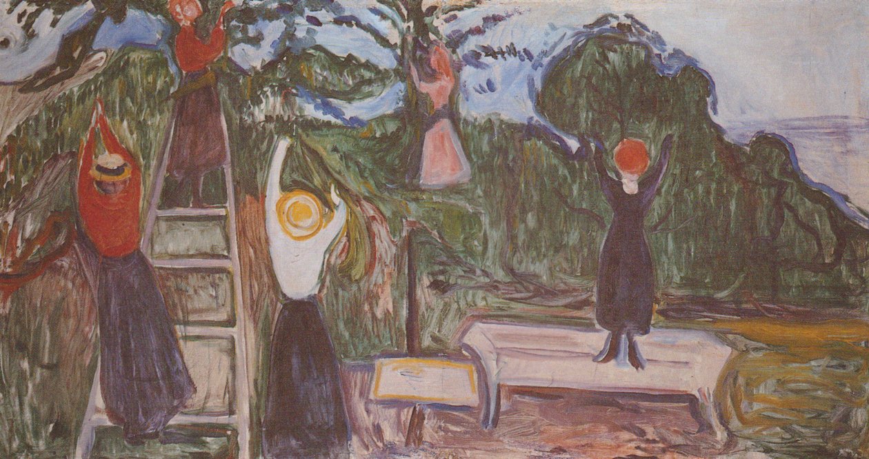 Dziewczyny na żniwach autorstwa Edvard Munch